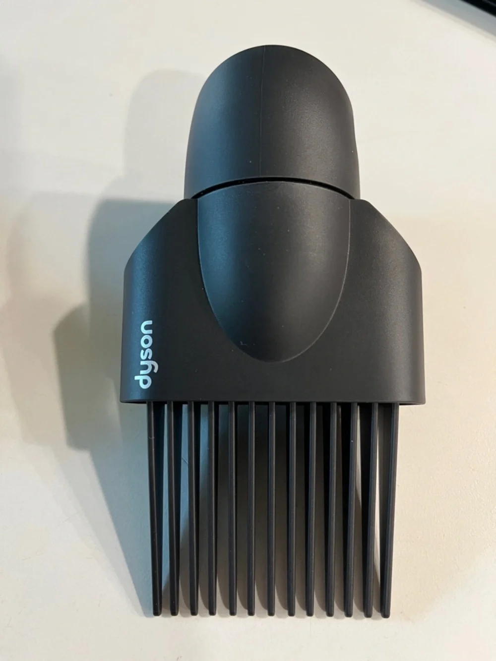 Dyson Black Air Wrap Hair Tool Attachment Set with Comb and Nozzle Accessories
